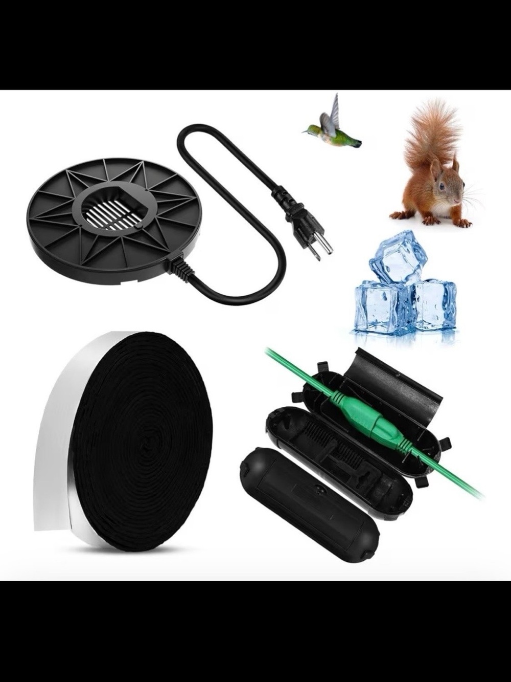 70W Outdoor Bird Bath Heater